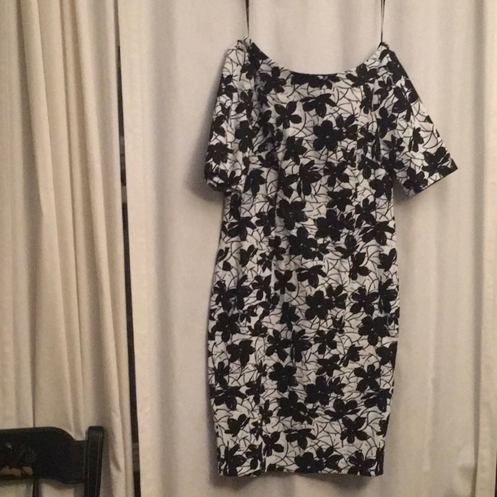 Calvin Klein Jacquard cocktail dress